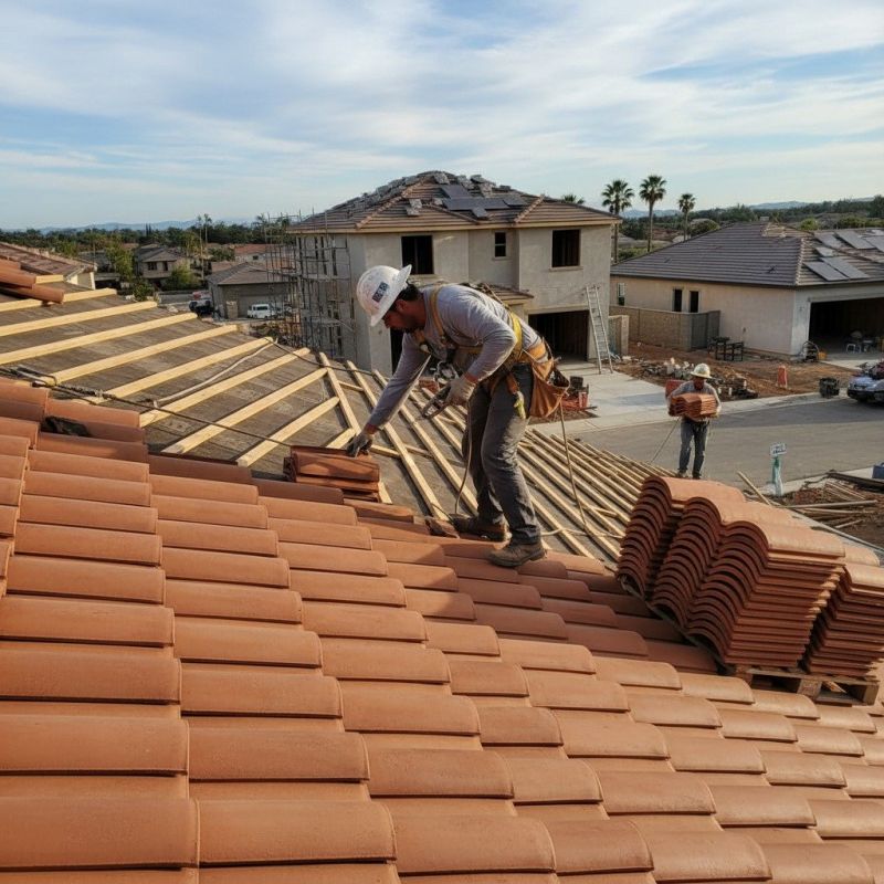 Tile Roof Replacement detail